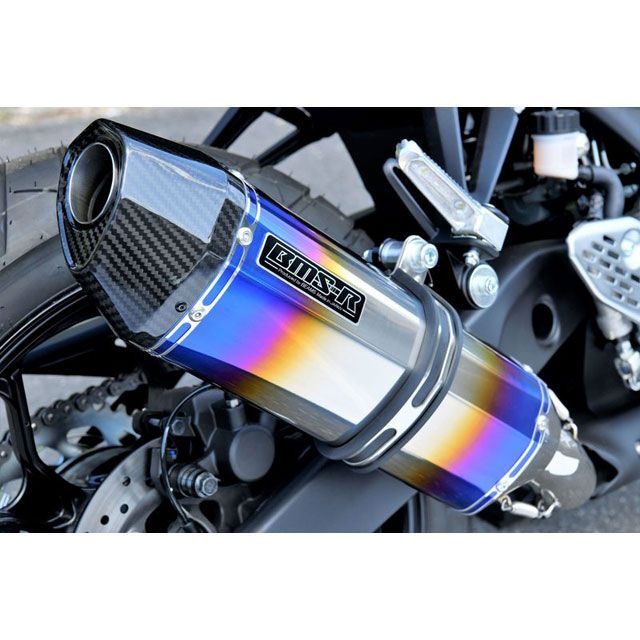 BMS MT-25 YZF R-25 CORSA-EVO2 スリップオン ヒートチタンサイレンサー 政府認証 BMS RACING FACTORY