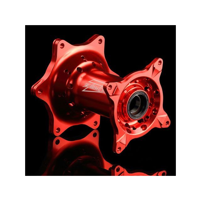 Zウィール アステライトハブ リヤ（レッド） Z-WHEEL バイク Z