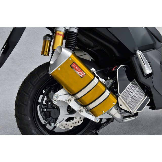 正規品／YAMAMOTO RACING ADV160 マフラー本体 ADV160 SUS TYPE-SA ゴールド ヤマモトレーシング バイク ヤマモトレーシング ADV160 ADV160 SUS TYPE-SA ゴールド YAMAMOTO