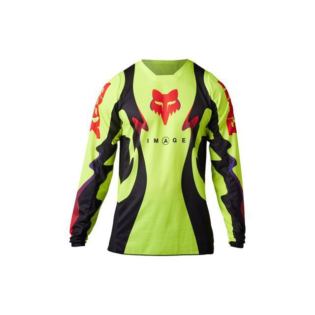 フォックス 180 ジャージ コズミック（フローイエロー） サイズ L FOX バイクの通販は 6,097円