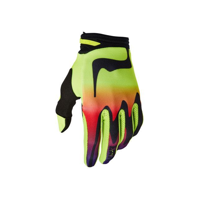 フォックス 180 グローブ コズミック（フローイエロー） サイズ S FOX バイクの通販は