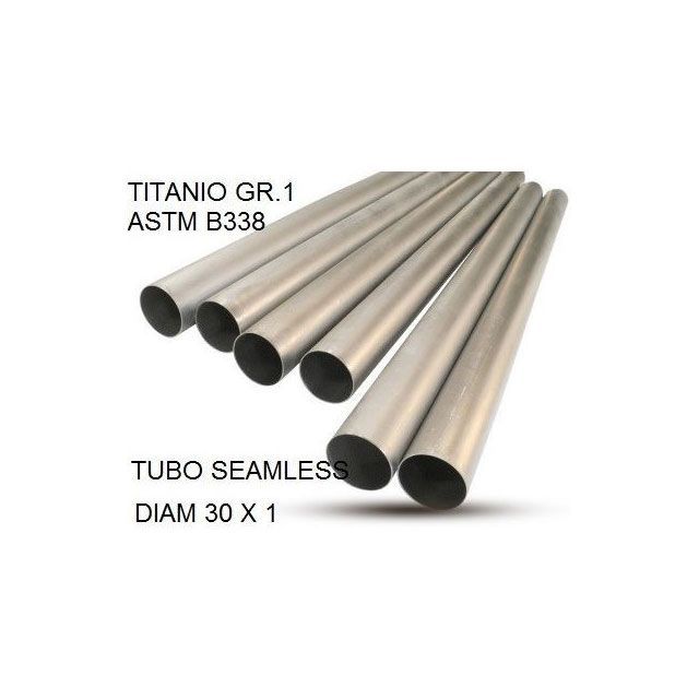 ジーピーアール Cafe Racer Tubo titanio seamleSs D. 30mm X 1mm L.1000mm Titanio se…の通販は