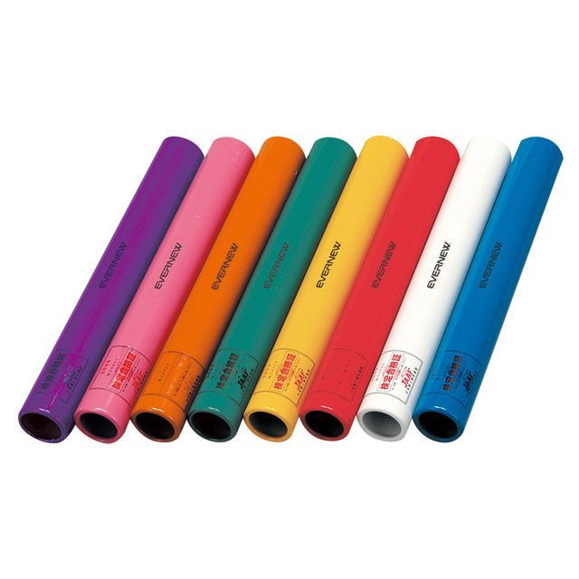 エバニュー リレーバトンアルミ製（8色組） EVERNEW