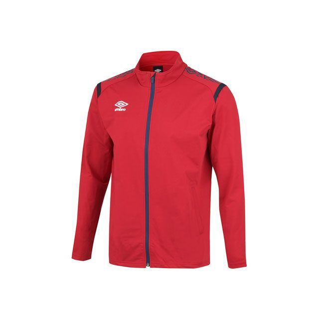 アンブロ UAS2350 ウォームアップジャケット（Dレッド） サイズ O umbro キャンプの通販は