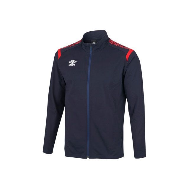 アンブロ UAS2350 ウォームアップジャケット（ネイビー×レッド） サイズ O umbro キャンプの通販は 6,490円