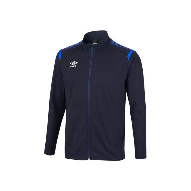 アンブロ UAS2350J ジュニア ウォームアップジャケット（ネイビー×ブルー） サイズ 140 umbro キャンプの通販は