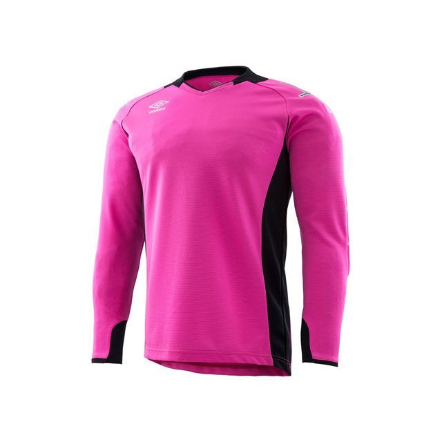 アンブロ UAS6707G 長袖GKシャツ（ショックピンク） サイズ XA umbro
