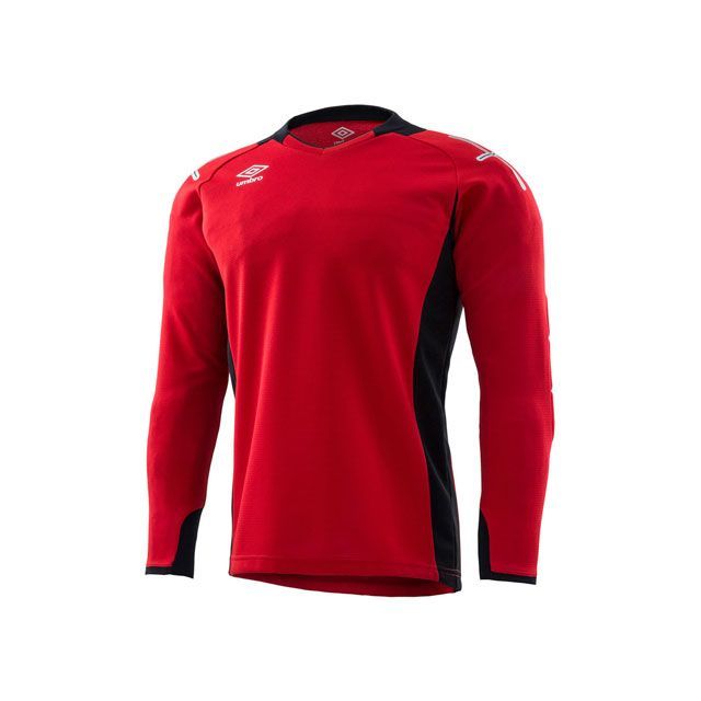 アンブロ UAS6707GJ ジュニア 長袖GKシャツ（マンチェスターレッド） サイズ 160 umbro キャンプの通販は 6,559円