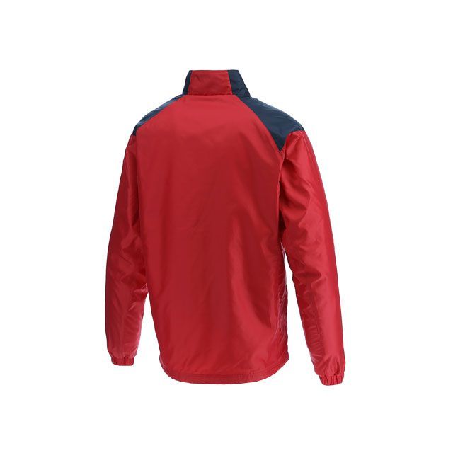 アンブロ UBA4024 裏起毛 ウインドジャケット（マンチェスターレッド×ブラック） サイズ XA umbro