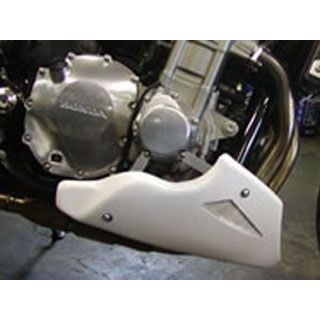 パワーブロンズ CB1300スーパーボルドール CB1300スーパーフォア（CB1300SF) アンダ−カウル（ホワイト/シルバーメッシュ） Pow…の通販は