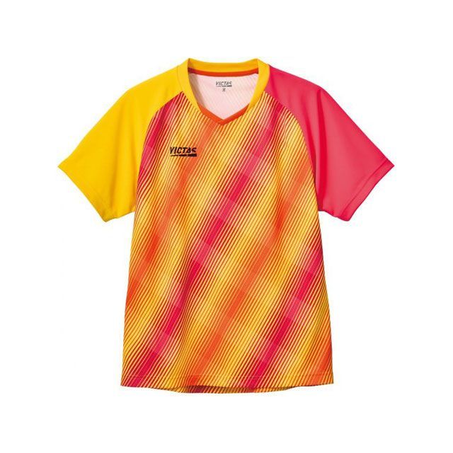 ヴィクタス バイアスストライプゲームシャツ(イエロー) サイズ 150 VICTAS キャンプの通販は