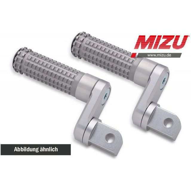 ミズ アジャスタブル レーシング フットペグ ABE認可品 シルバー/シルバー ｜ 409TT3310001 MIZU バイクの通販は