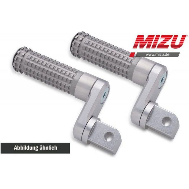 ミズ アジャスタブル レーシング パッセンジャーフットペグ ABE認可品 シルバー/シルバー ｜ 409TT3320015 MIZU 20,197円