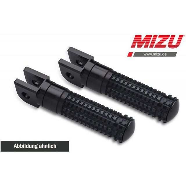 ミズ レーシングフットペグ ABE認可品 ブラック/ブラック ｜ 409SS1110006 MIZU バイクの通販は