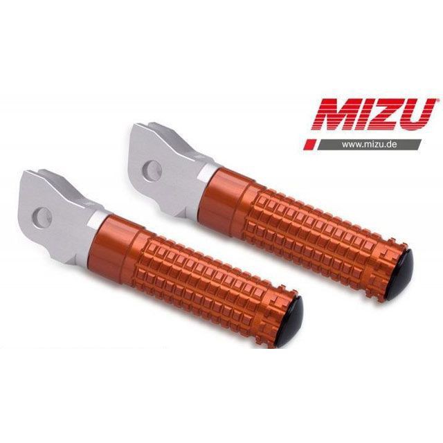 ミズ レーシングフットペグ ABE認可品 シルバー/オレンジ ｜ 409TO1110007 MIZU バイクの通販は 11,663円