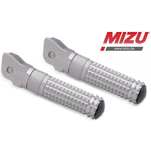ミズ レーシングフットペグ ABE認可品 シルバー/シルバー ｜ 409TT1110013 MIZU
