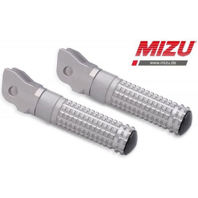 ミズ レーシングフットペグ ABE認可品 シルバー/シルバー ｜ 409TT1110017 MIZU