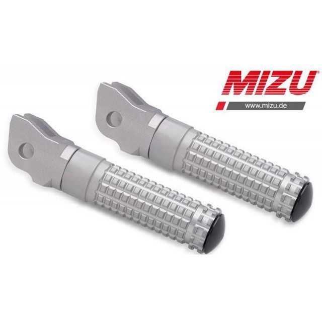 ミズ レーシングフットペグ ABE認可品 シルバー/シルバー ｜ 409TT1110030 MIZU バイクの通販は