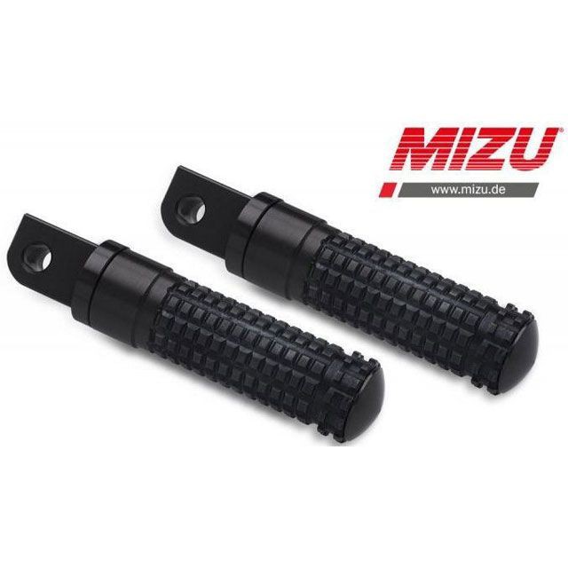 ミズ レーシング パッセンジャーフットペグ ABE認可品 ブラック/ブラック ｜ 409SS1120004 MIZU バイクの通販は 14,953円