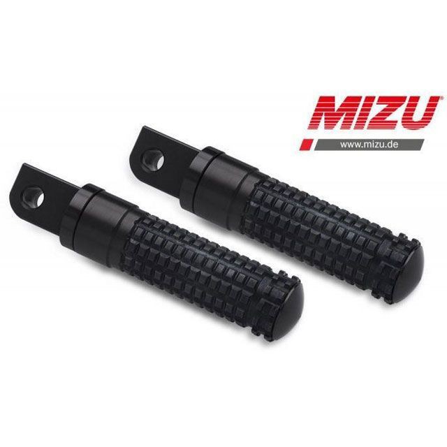 ミズ レーシング パッセンジャーフットペグ ABE認可品 ブラック/ブラック ｜ 409SS1120013 MIZU バイクの通販は