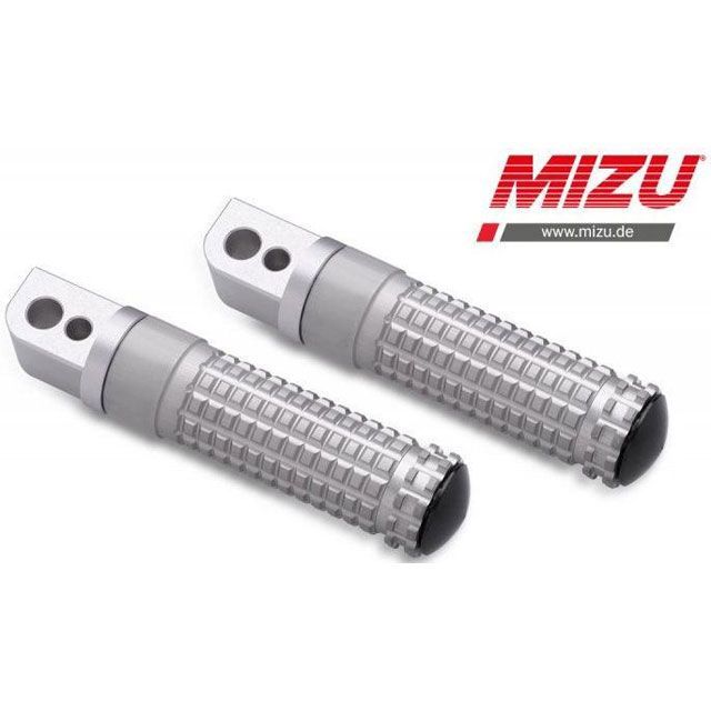 ミズ レーシング パッセンジャーフットペグ ABE認可品 シルバー/シルバー ｜ 409TT1120006 MIZU