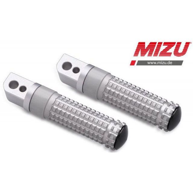 ミズ レーシング パッセンジャーフットペグ ABE認可品 シルバー/シルバー ｜ 409TT1120008 MIZU
