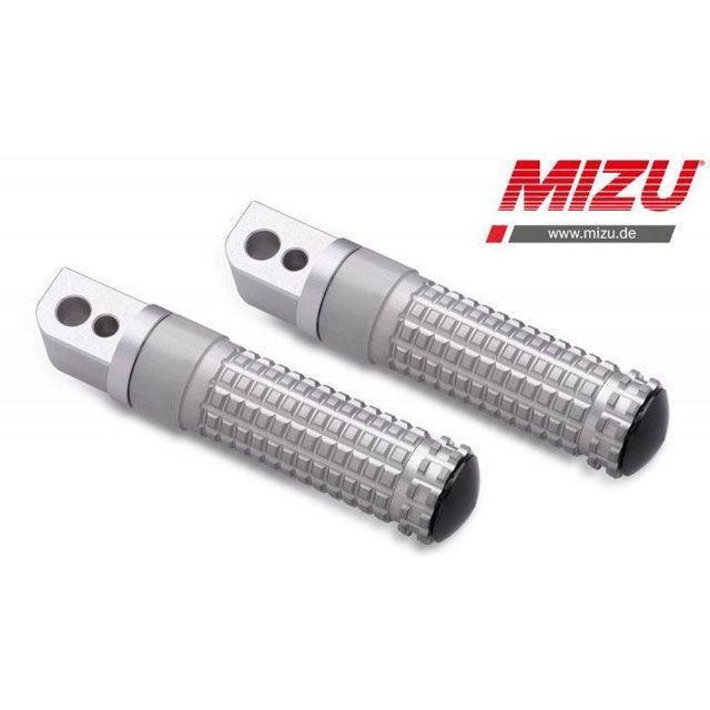 ミズ レーシング パッセンジャーフットペグ ABE認可品 シルバー/シルバー ｜ 409TT1120021 MIZU