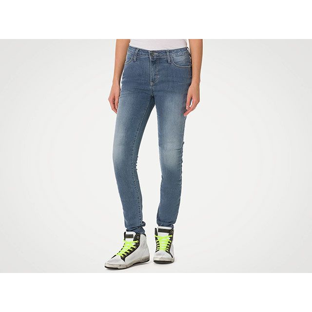 プロモジーンズ バイク用デニム SKINNY/スキニー レディース（ブラック） サイズ 27 PROmo jeans_2