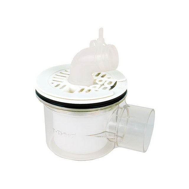 カクダイ 426-144-W 横引トラップ ホワイト kakudai