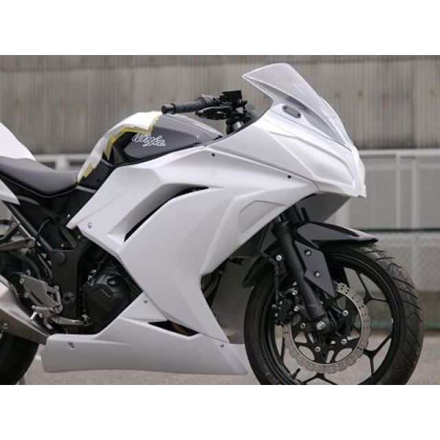 才谷屋ファクトリー Ninja250 フルカウル レース ビス止ver 仕様 白ゲル Saitaniya Factory バイク