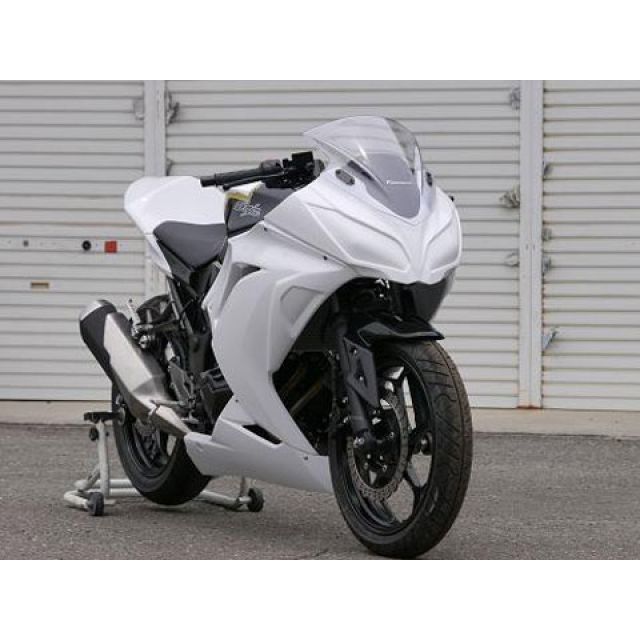 さな 才谷屋ファクトリー Ninja250 フルカウル レース ビス止ver 仕様 白