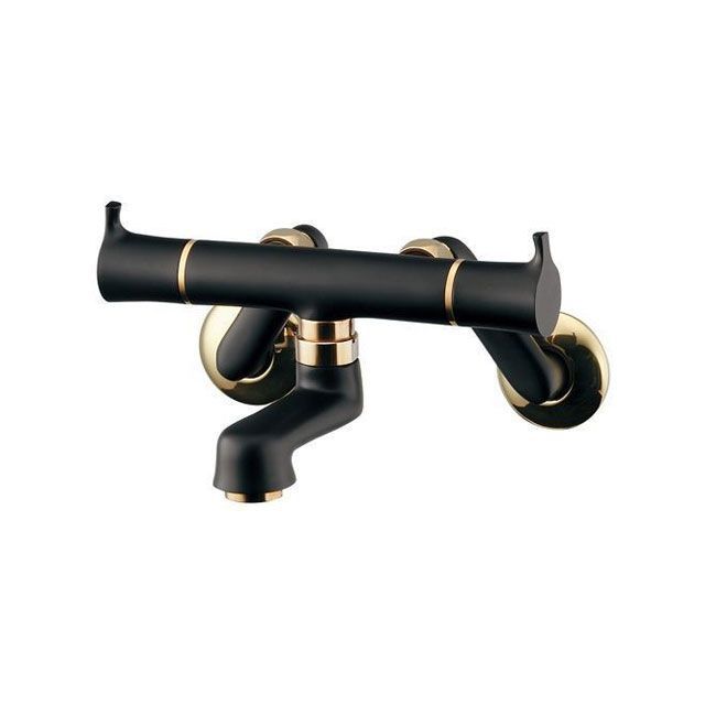 カクダイ 128-015-D 2ハンドル混合栓マットブラック kakudai 日用品の通販は 26,739円