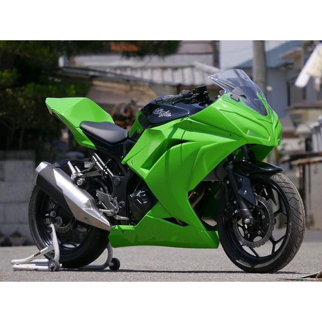 才谷屋ファクトリー Ninja250 フルカウル＆シングルシートset レース クイックファスナーver 仕様 ライムグリーンゲル Saitaniy…の通販は