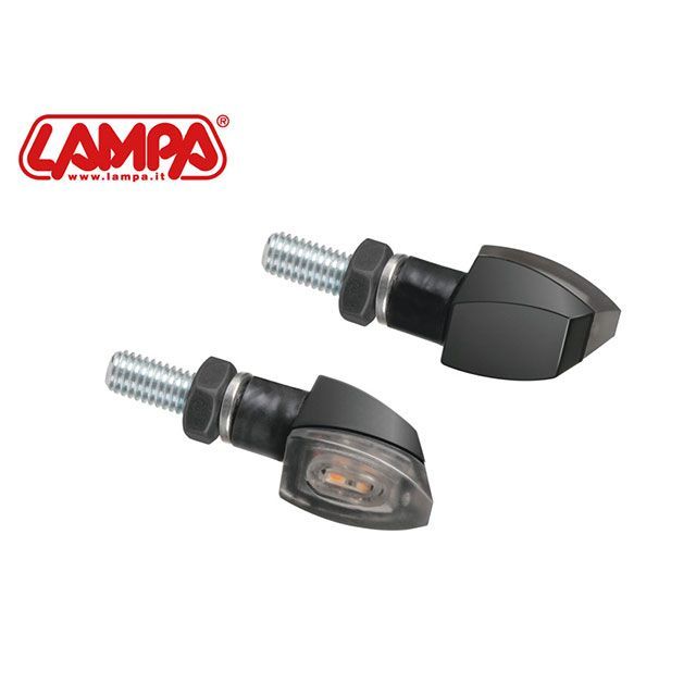 LAMPA 汎用 Volt 汎用LEDウインカー（ブラック） LAMPA バイクの通販は 8,170円