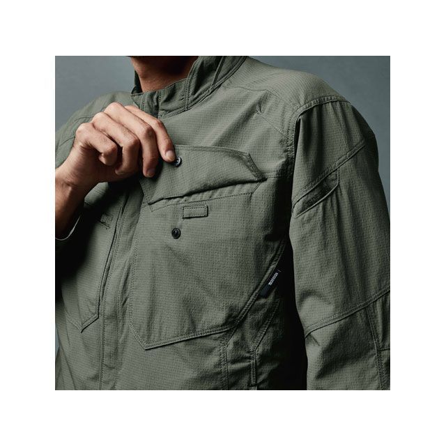 TSデザイン TS4Dナイロンドッツジャケット（ガンメタル） サイズ 6L TS DESIGN バイクの通販は