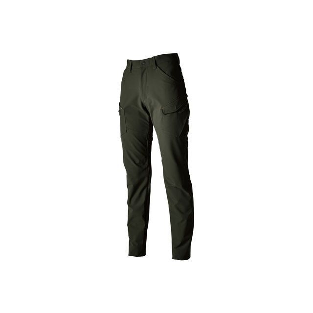 TSデザイン TS4Dエコダブルクロスレディースカーゴパンツ（カーキグリーン） サイズ LL TS DESIGN バイク