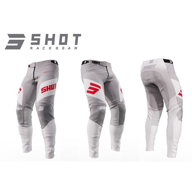 SHOT RACE GEAR パンツ ULTIMA（レッド） サイズ 36 SHOT RACE GEAR バイク
