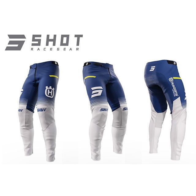 SHOT RACE GEAR パンツ HUSQVARNA LIMITED EDITION（ブルー） サイズ 30 SHOT RACE GEAR バイク