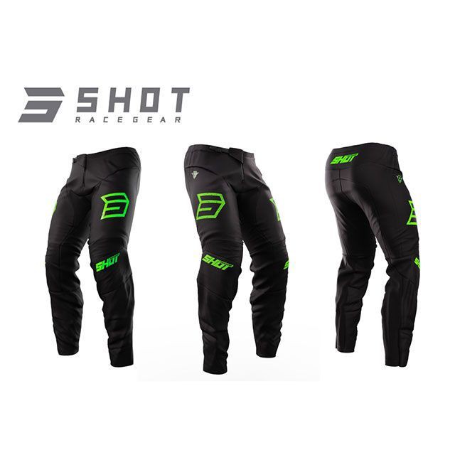 SHOT RACE GEAR パンツ ARMY（グリーン） サイズ 30 SHOT RACE GEAR バイク