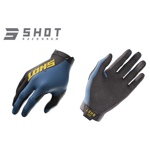 SHOT RACE GEAR グローブ LITE（ブルー） サイズ M SHOT RACE GEAR バイクの通販は 6,108円