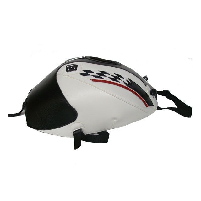 バグスター GLADIUS400/650 タンクカバー ブラック/ホワイト BAGSTER