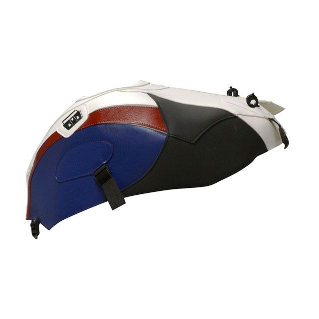 専用 バグスター S1000RR タンクカバー ホワイト/レッド/ブルー