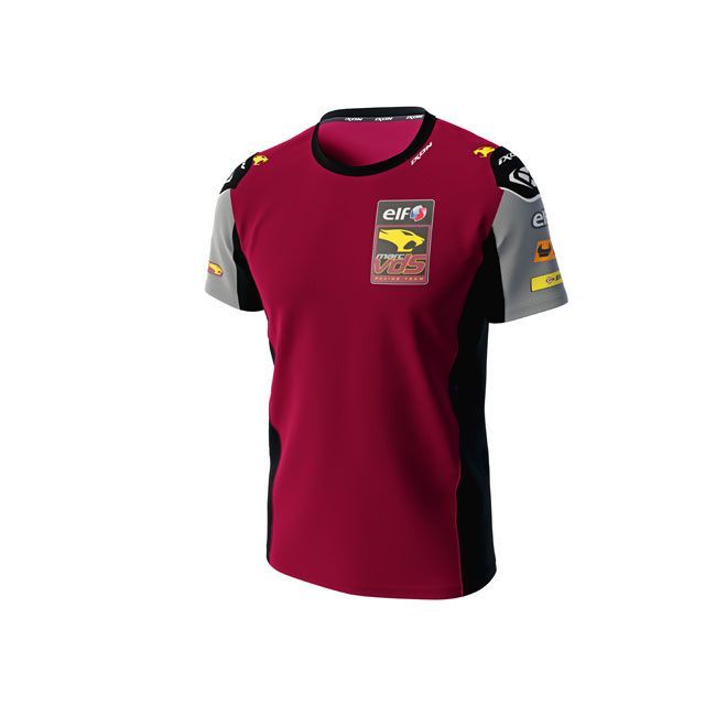 IXON チームTシャツ（バーガンディ/グレー/ブラック） サイズ L IXON