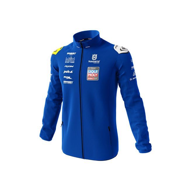 IXON チームスウェット（ブルー/ブライトイエロー） サイズ S IXON