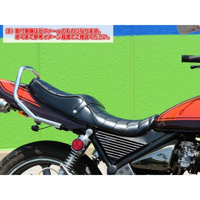 Kawasaki ゼファー400 タックロール シート ゼファー400 前期・初期 茶
