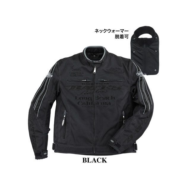 ベイツ BJ-NA2351SPL ナイロンジャケット（ブラック） サイズ XXL BATES