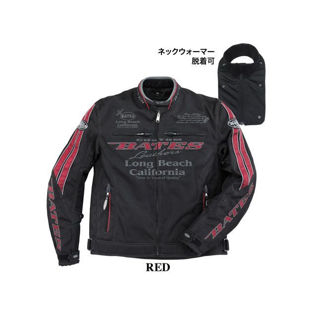 ベイツ BJ-NA2351SPL ナイロンジャケット（レッド） サイズ M BATES