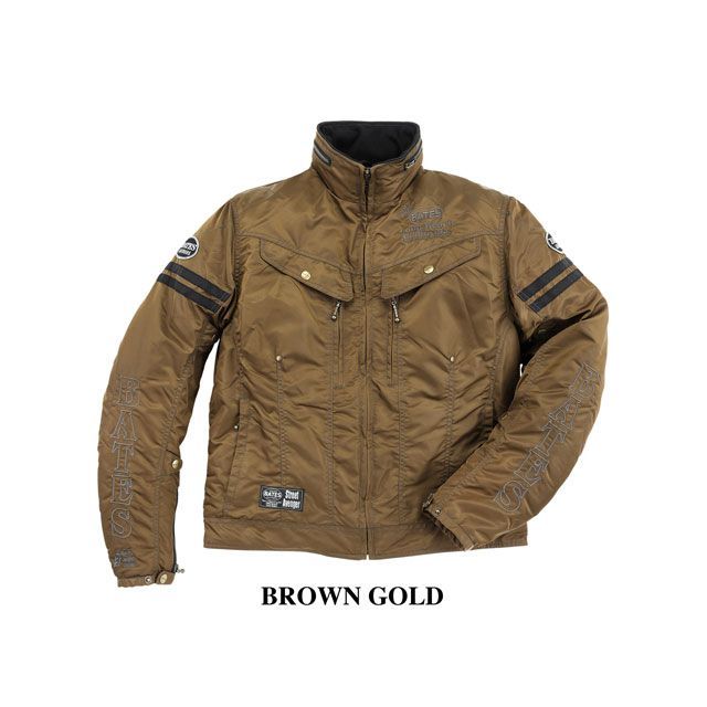 ベイツ 2023-2024秋冬モデル SA-N2353 ナイロンジャケット（ブラウンゴールド） サイズ XXXL（4L） BATES バイクの通販は