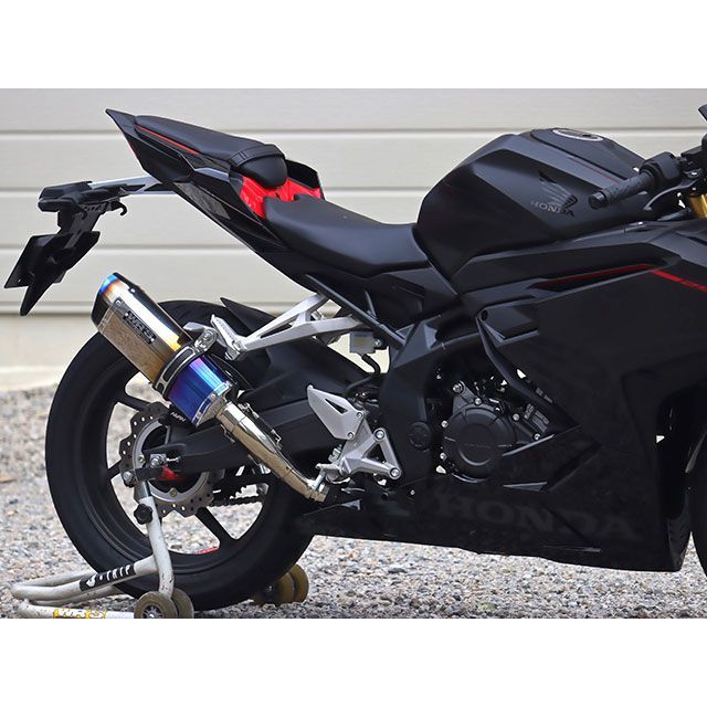 ダブルアールズ CBR250RR スリップオン SS-OVAL 焼き色チタンサイレンサー WR’S