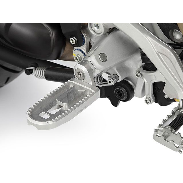 ワンダーリッヒ アジャスタブル フットレストシステム「EVO1」フットレストペグ（シルバー） Wunderlich_3